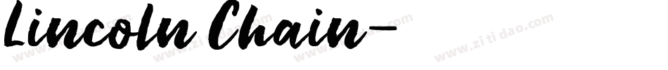 Lincoln Chain字体转换